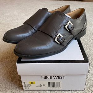 Nine West Toastie Grey Loafer 8M